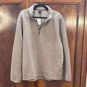 J. Crew Men's Quilted Zip-Up Sweater